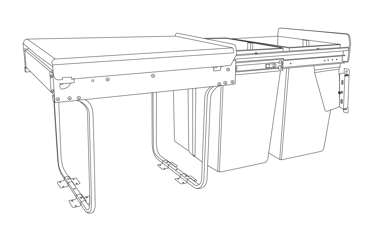 Schamfer Undersink Waste Bin